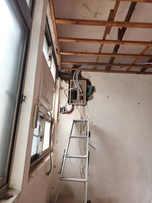 北投中和街配電加配水管加接大電
