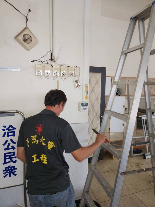 北投整理線路 拆電扇