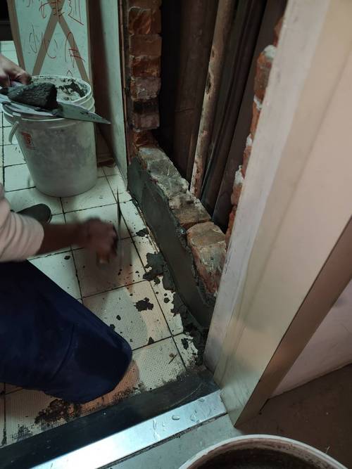 台大會館做泥作工程