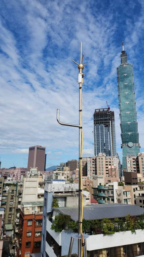 仁愛路裝避雷針