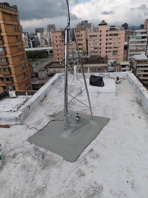 忠孝東路一段安裝避雷針